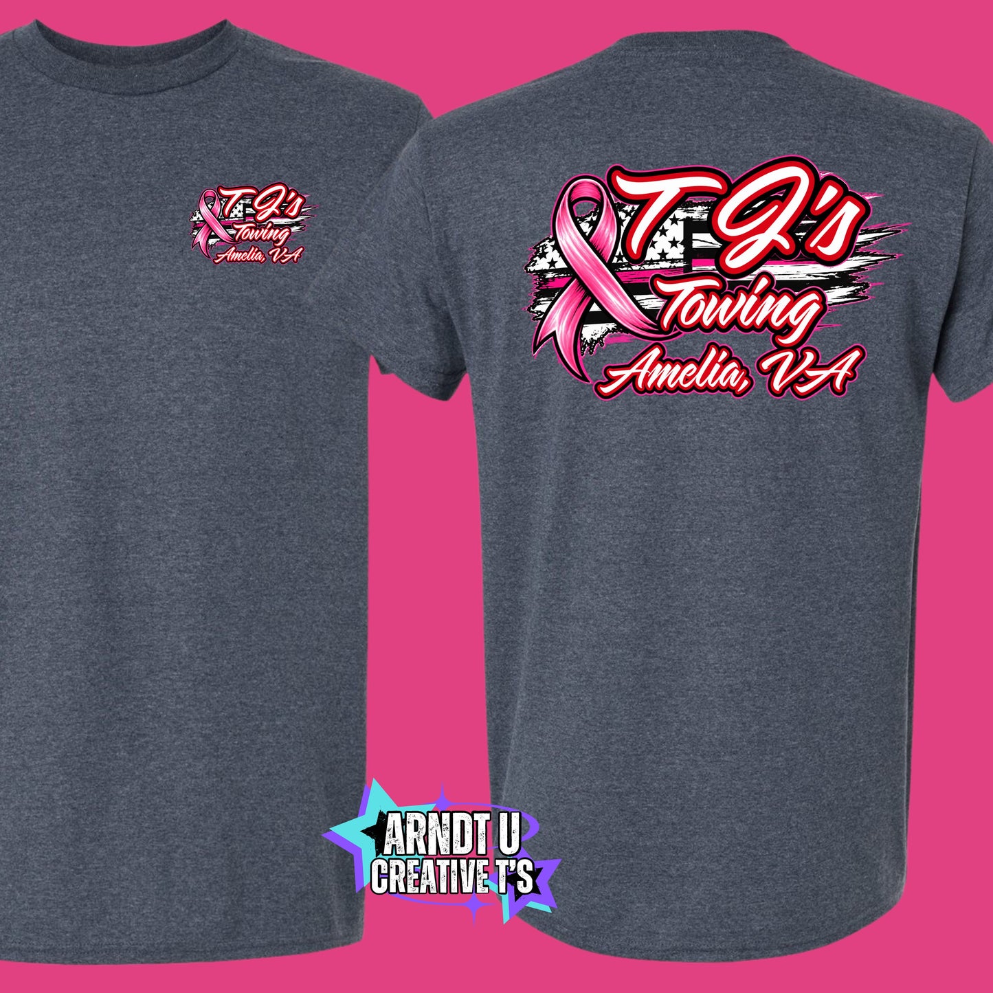 TJ's Towing Supporting Breast Cancer