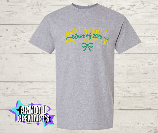 Senior 2026 with Green Bow