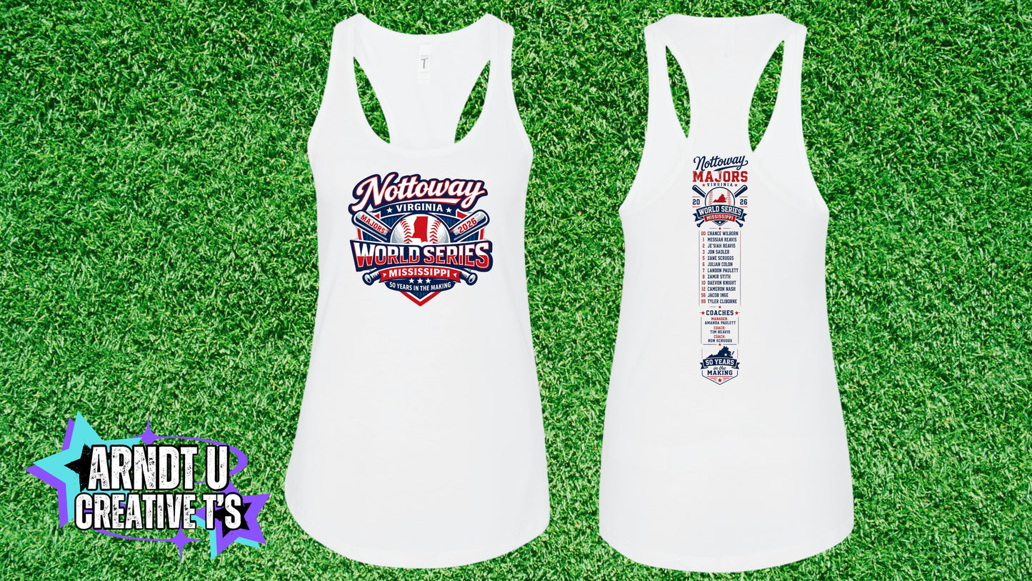 Nottoway Majors Ladies Cut Next Level Tank Top
