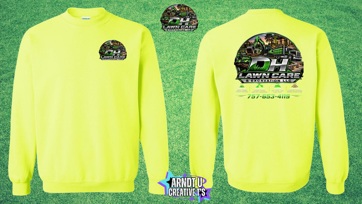 DH Lawn Care & Excavation LLC Crewneck Sweatshirt