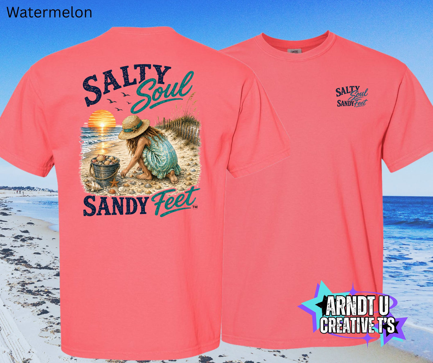 Salty Soul Sandy Feet Collecting Shells