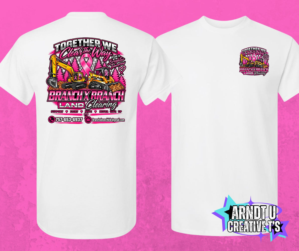 Breast Cancer Awareness BXB Land Clearing Short Sleeve