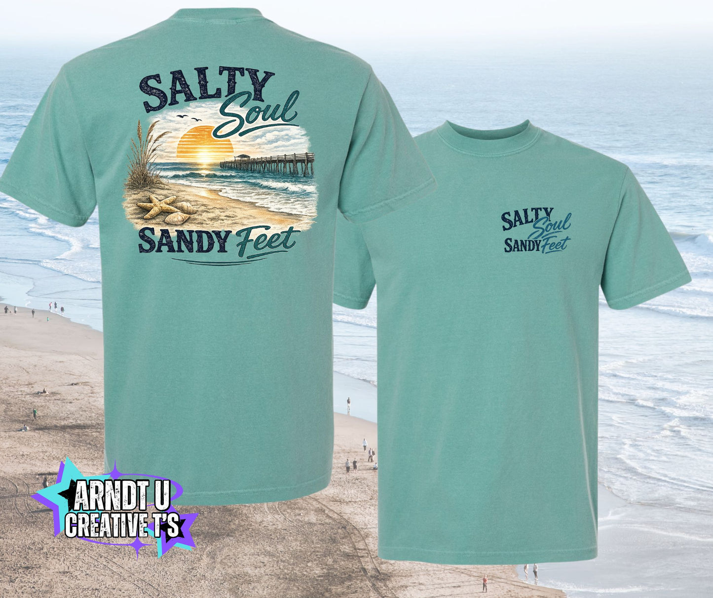 Salty Soul Sandy Feet Pier Time