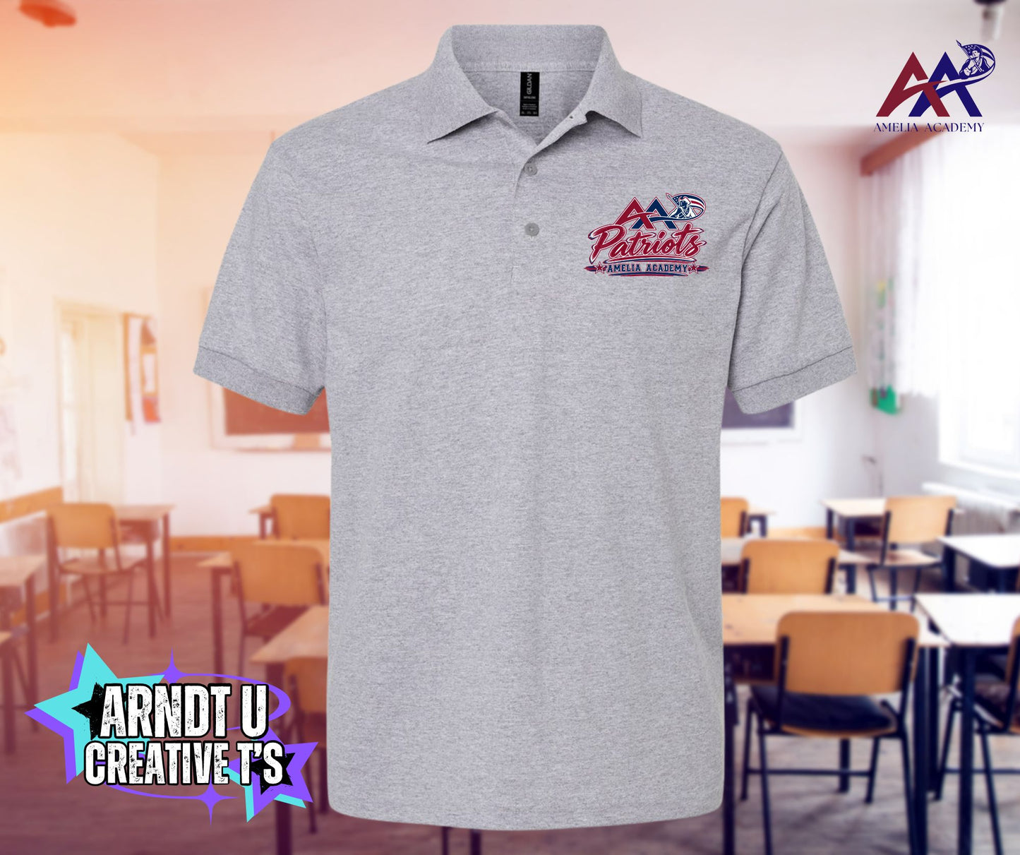 Youth New Design Gildan DryBlend Jersey Polo