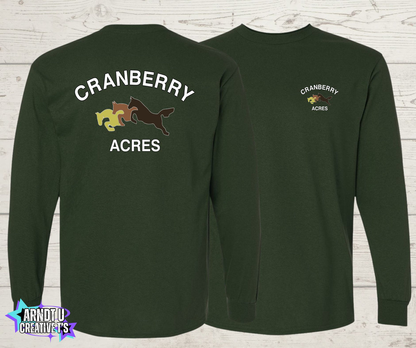 Cranberry Acres Long Sleeve Original Logo