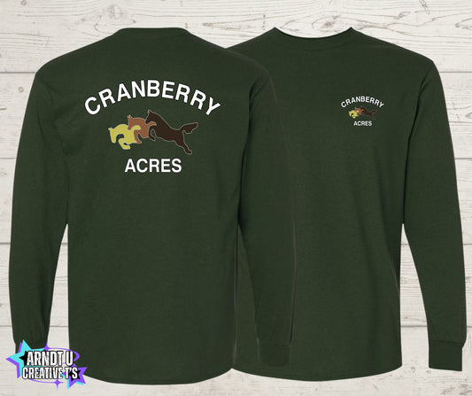 Cranberry Acres Long Sleeve Original Logo