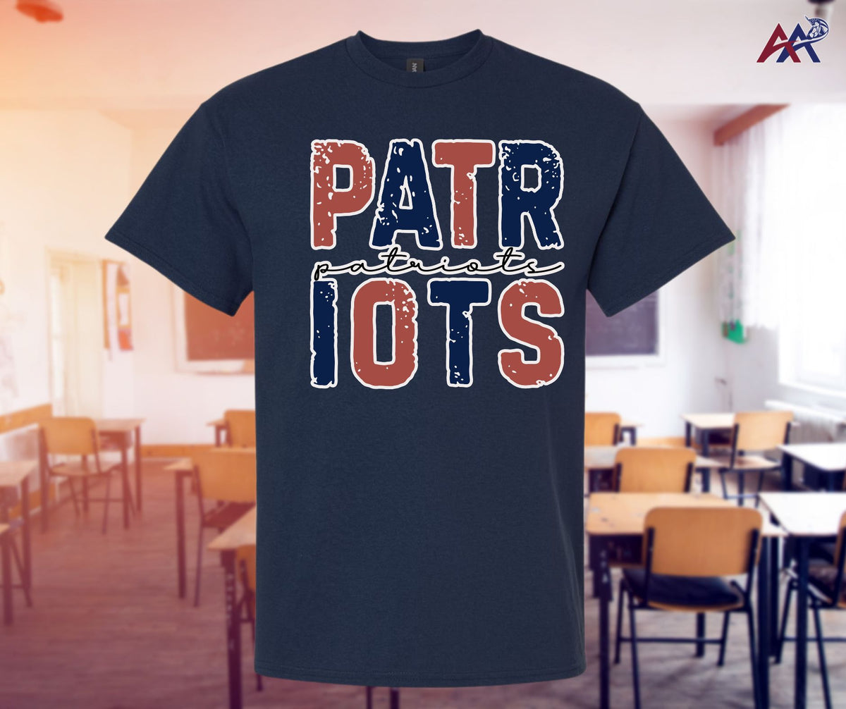 Patriots Block Letters Adult