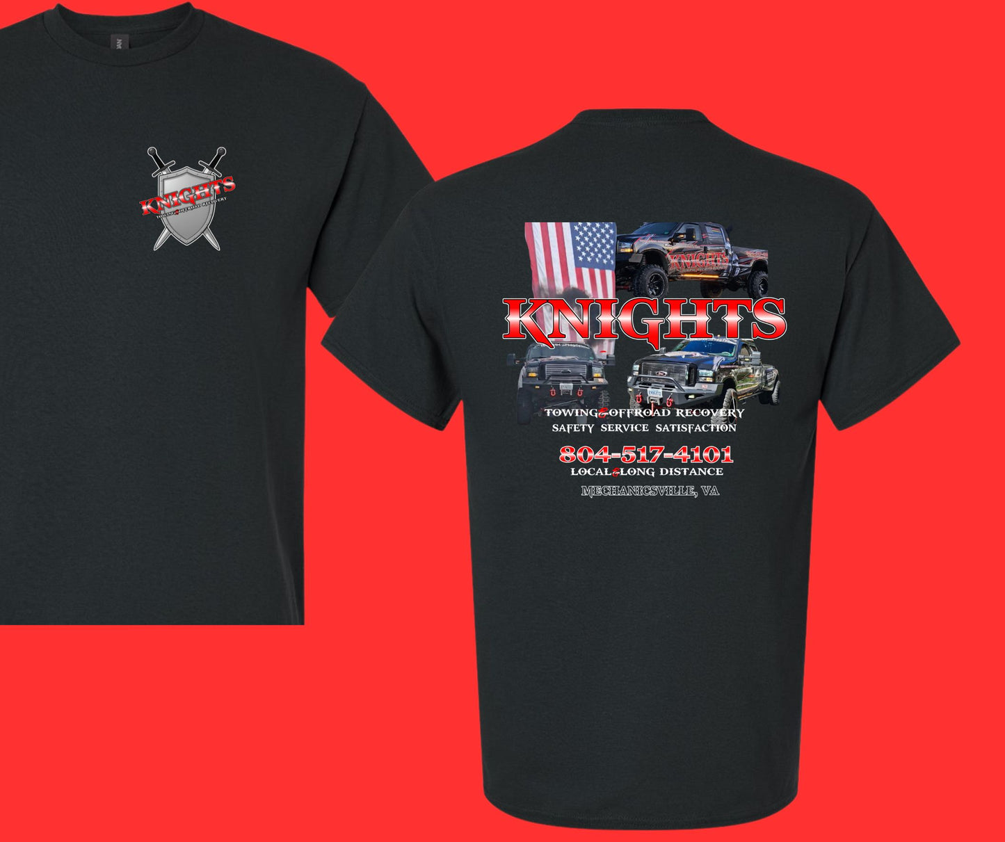 Adult Knights Towing Short Sleeve