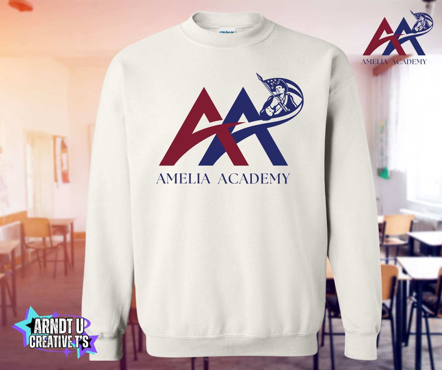 Youth Amelia Academy Front Logo