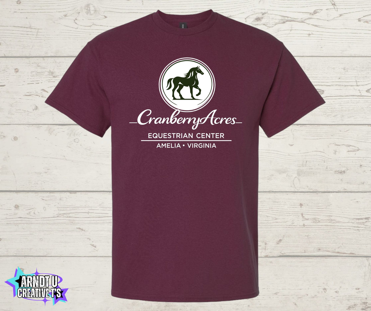 Cranberry Acres Short Sleeve Front Only