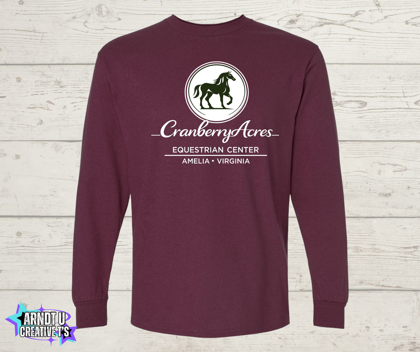 Cranberry Acres Long Sleeve Front Only