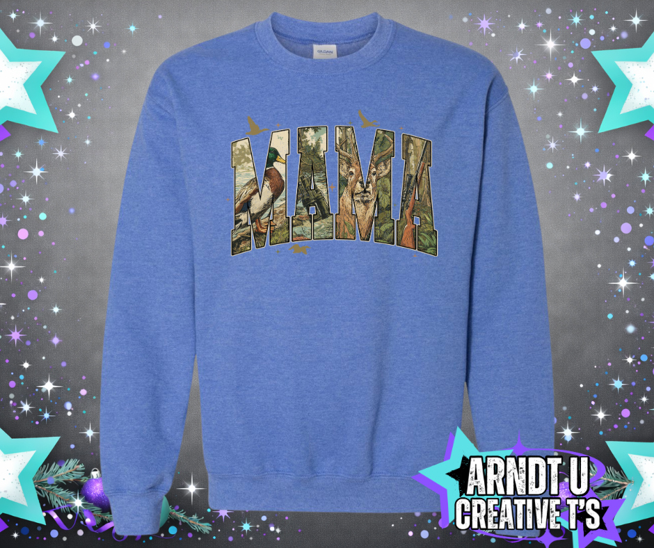 Animal Camo Mama Sweatshirts