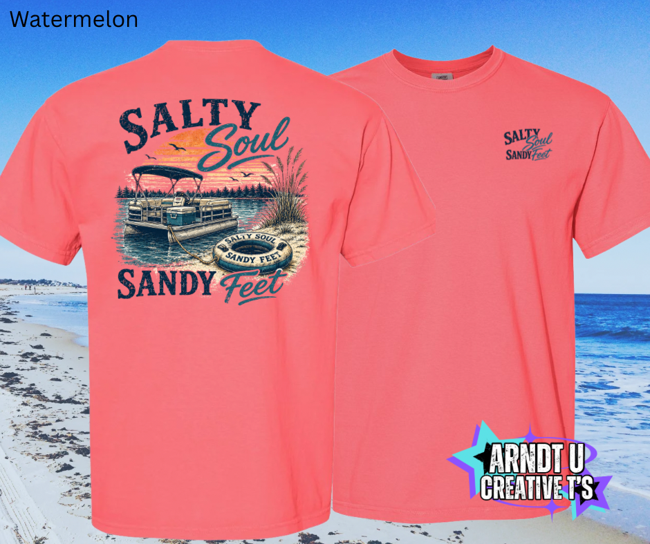 Salty Soul Sandy Feet Pontoon