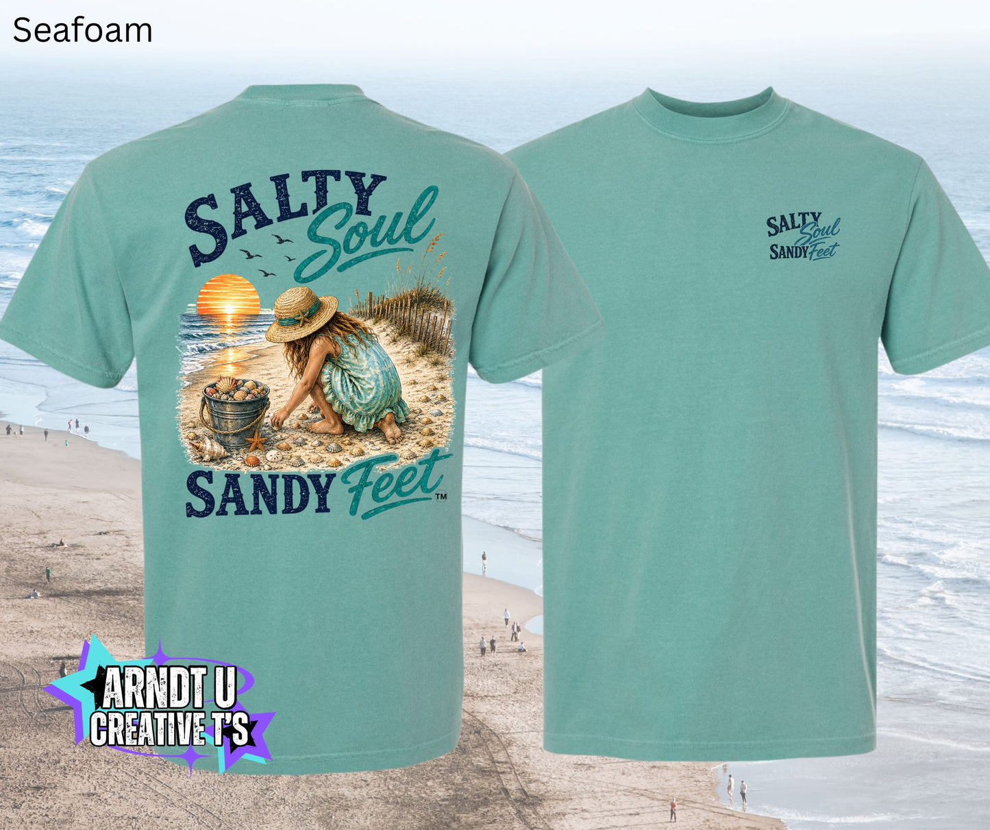 Salty Soul Sandy Feet Collecting Shells