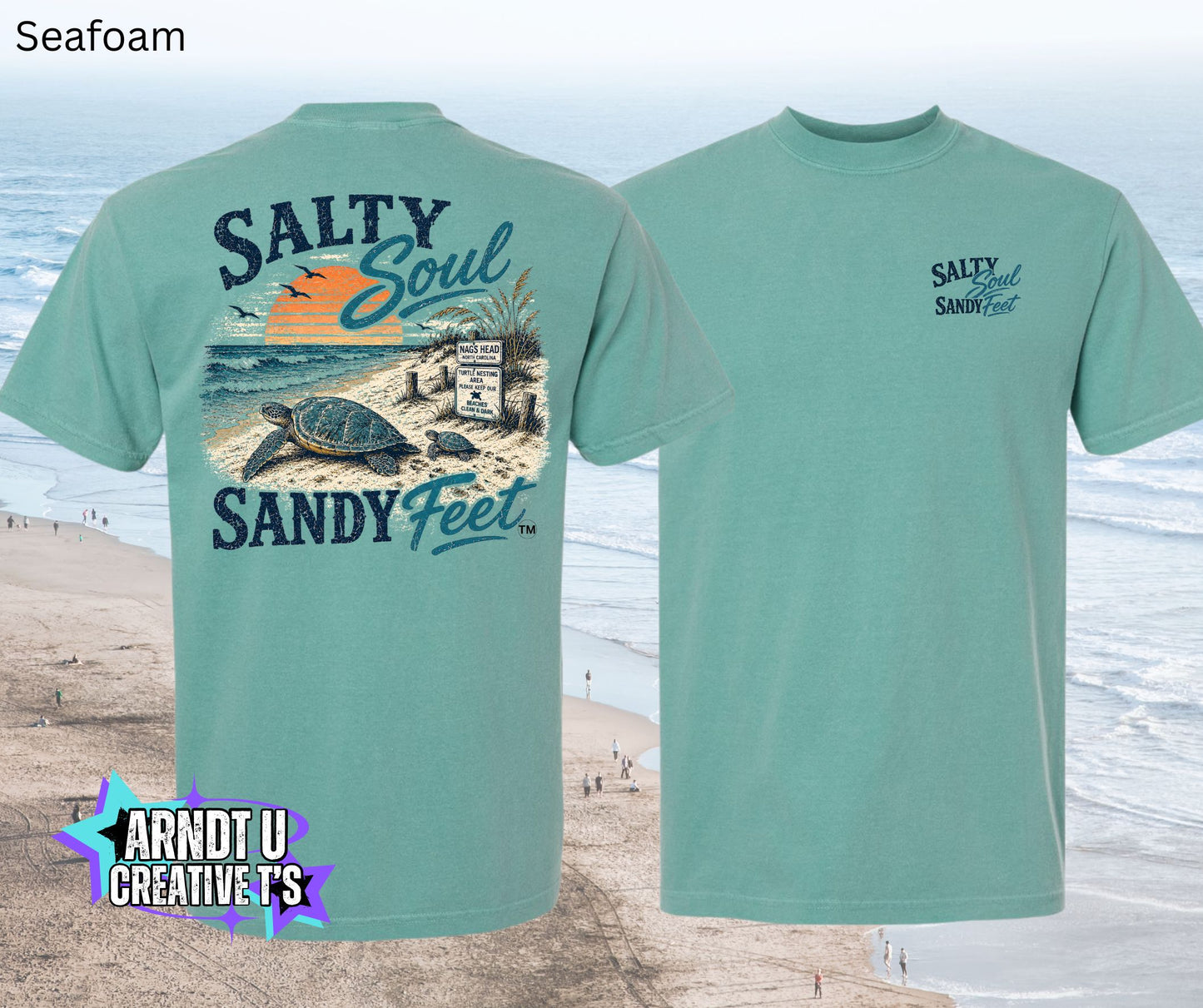 Salty Soul Sandy Feet Sea Turtles