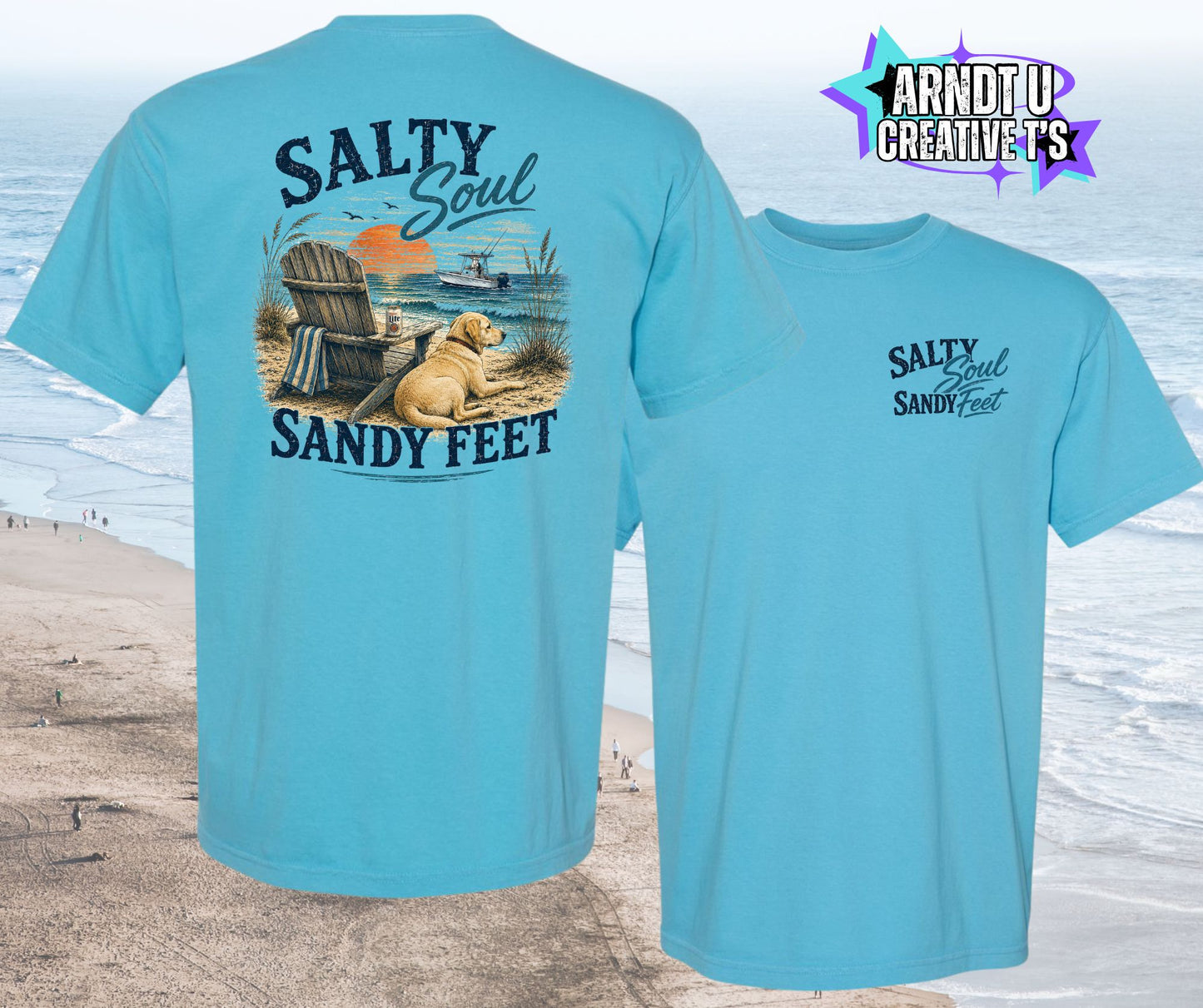 Salty Soul Sandy Feet Yellow Lab