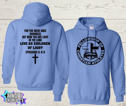 AMELIA FELLOWSHIP OF CHRISTIAN ATHLETES HOODIE