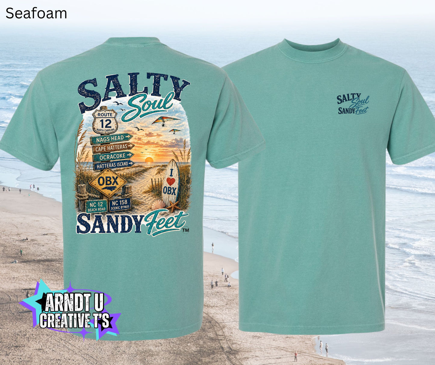 Salty Soul Sandy Feet Road Signs