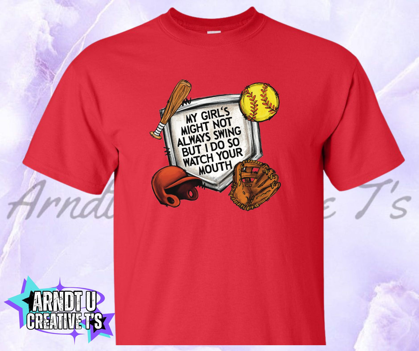 Softball Watch Your Mouth