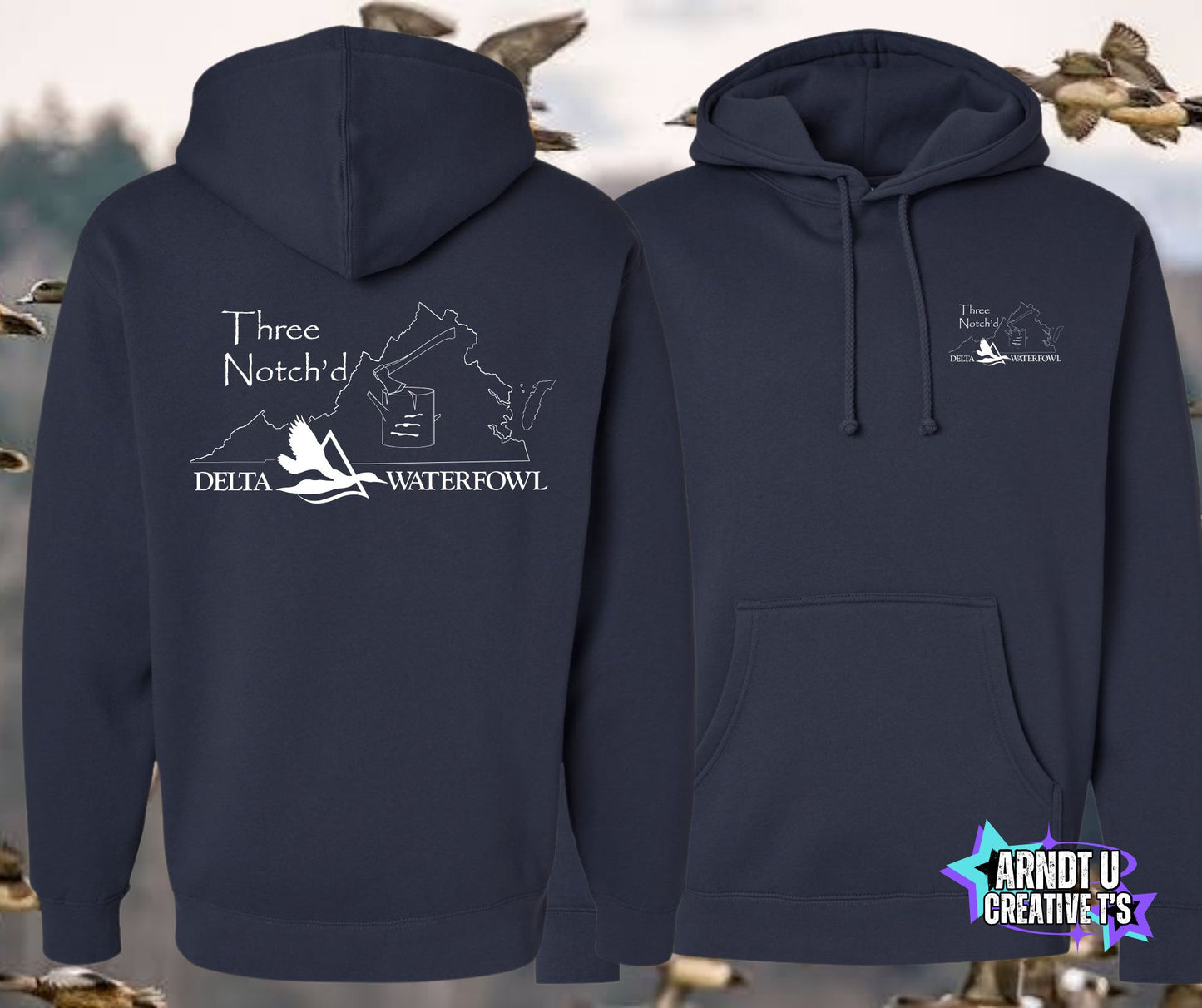 Three Notch'd Independent Trading Company Hoodies
