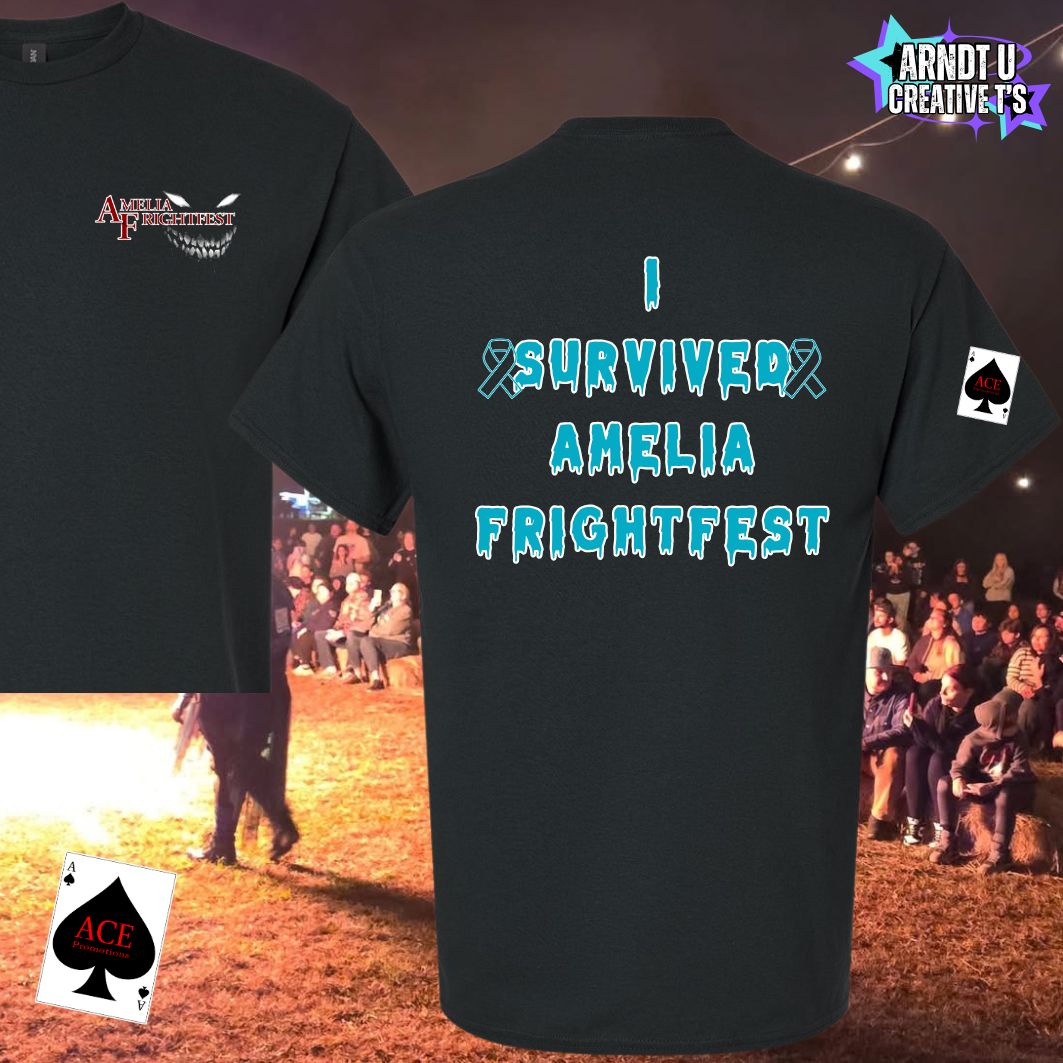 I SURVIVED AMELIA FRIGHTFEST OVARIAN CANCER AWARENESS