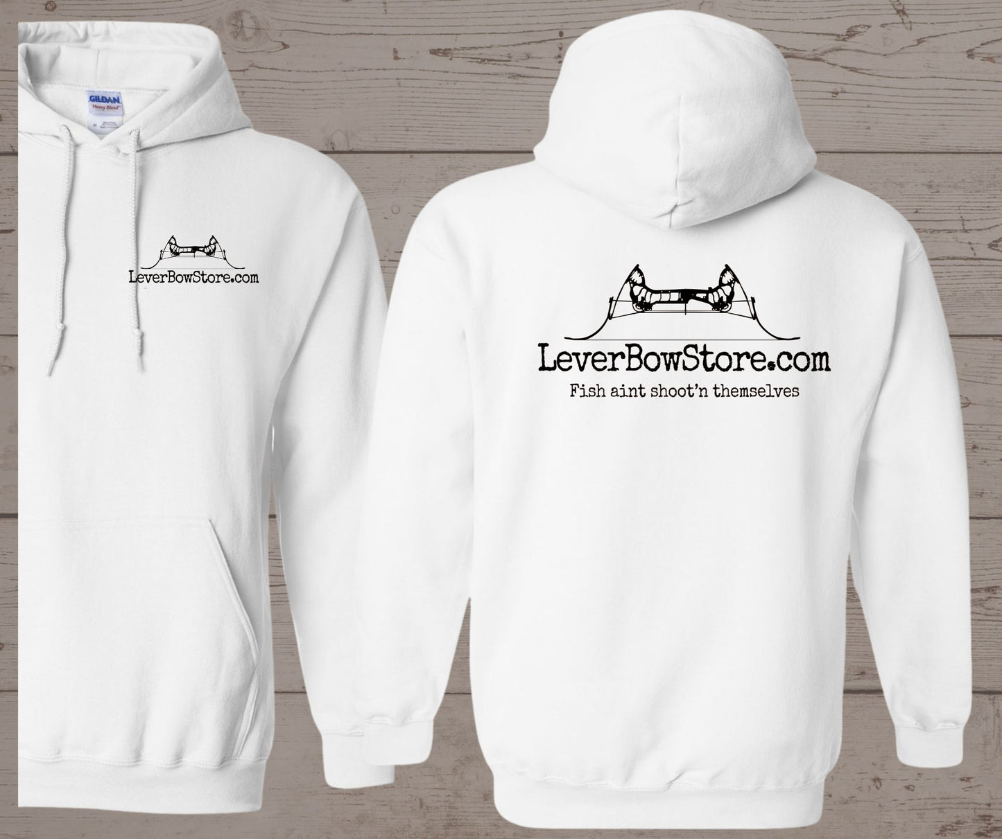 LeverBowStore.com Hoodies (Black Logo)