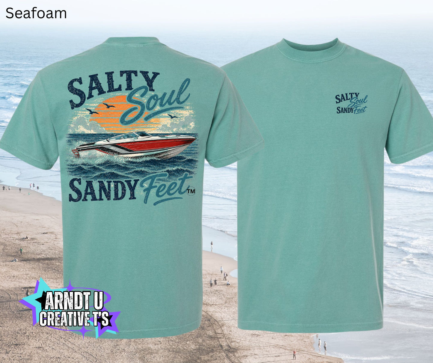 Salty Soul Sandy Feet Speed Boat