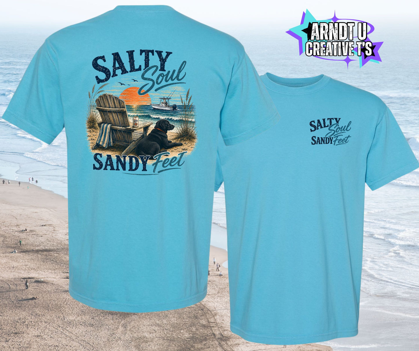 Salty Soul Sandy Feet Black Lab