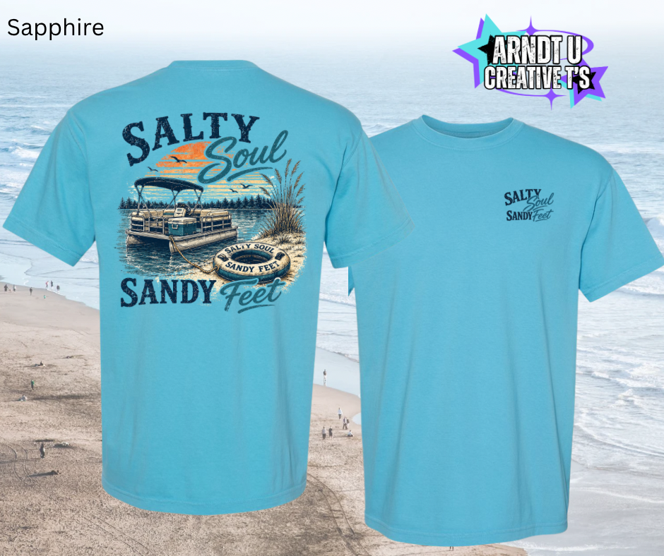Salty Soul Sandy Feet Pontoon