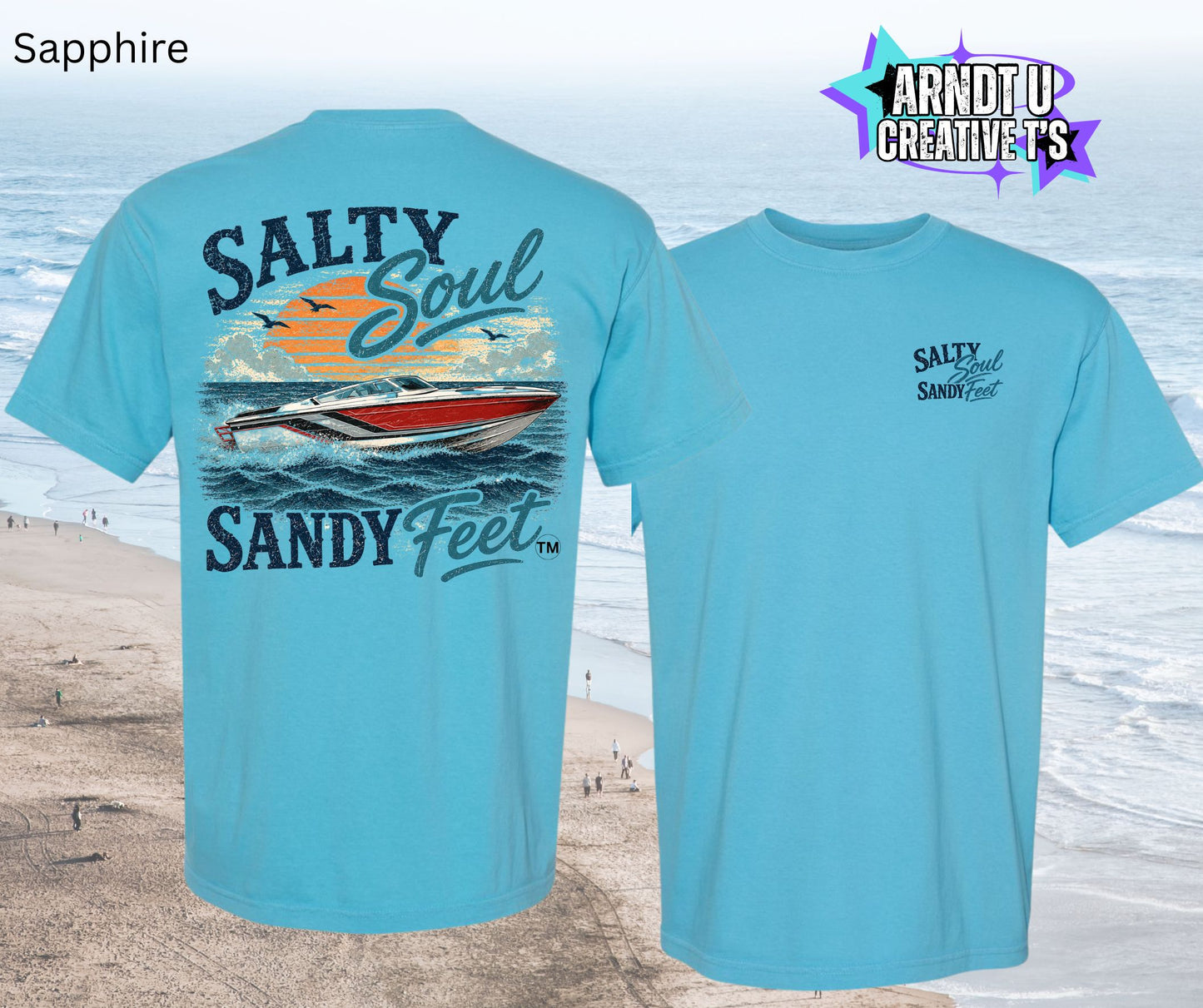 Salty Soul Sandy Feet Speed Boat