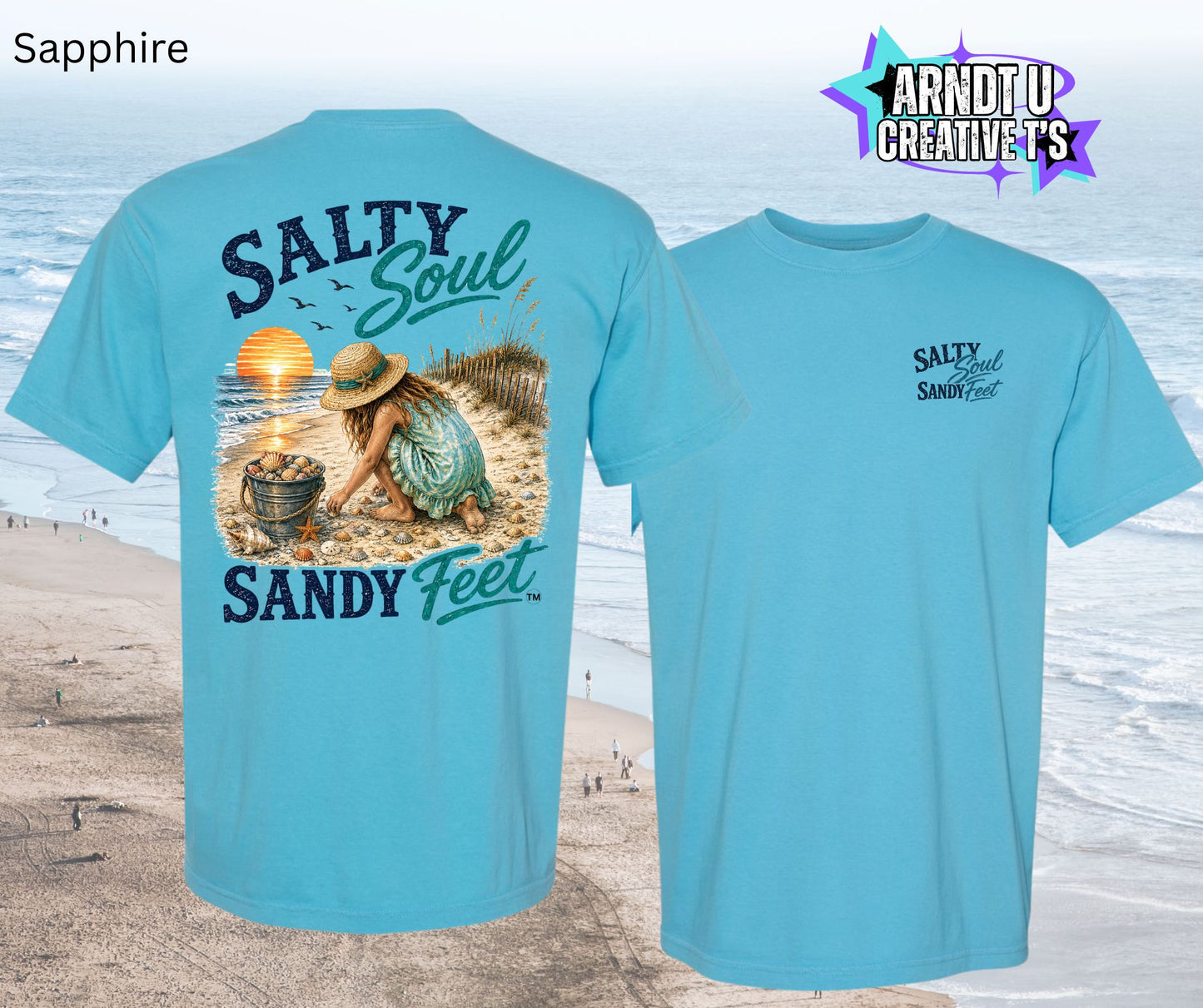 Salty Soul Sandy Feet Collecting Shells