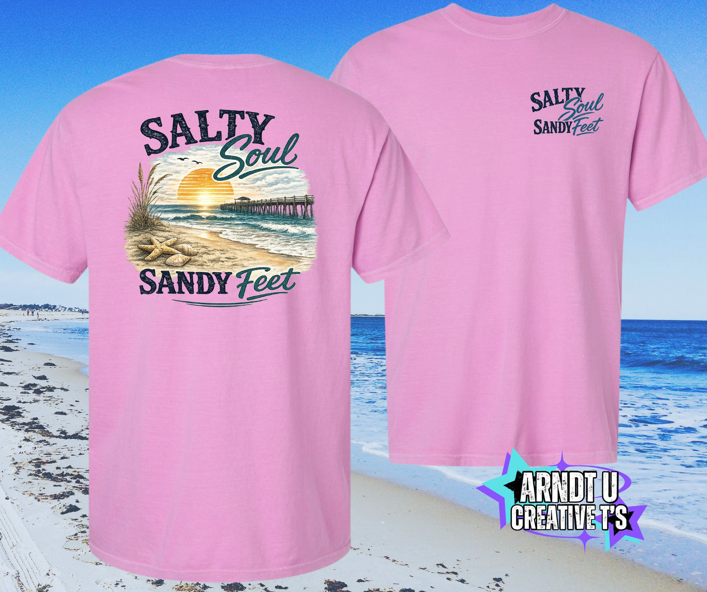 Salty Soul Sandy Feet Pier Time