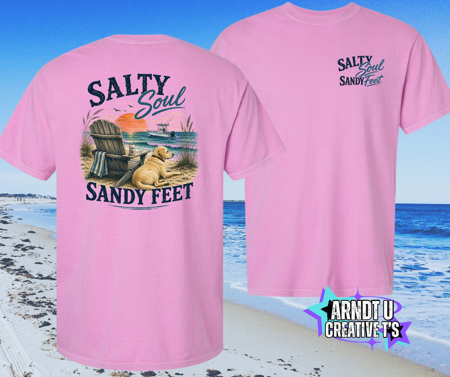 Salty Soul Sandy Feet Yellow Lab