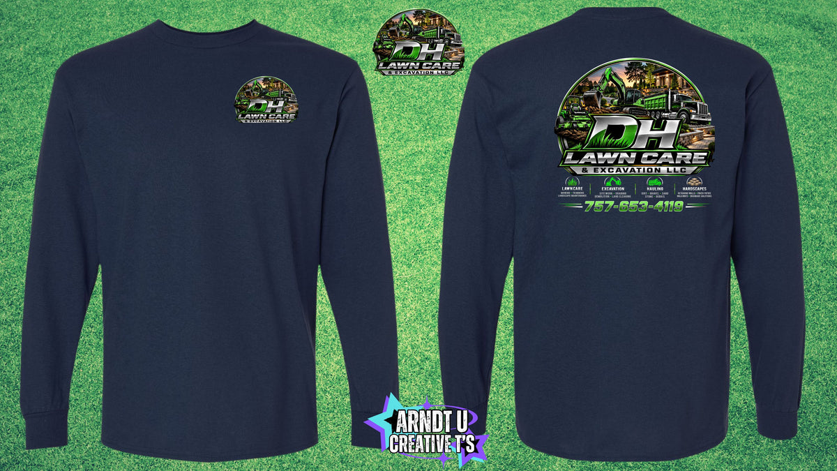 DH Lawn Care & Excavation LLC Long Sleeve