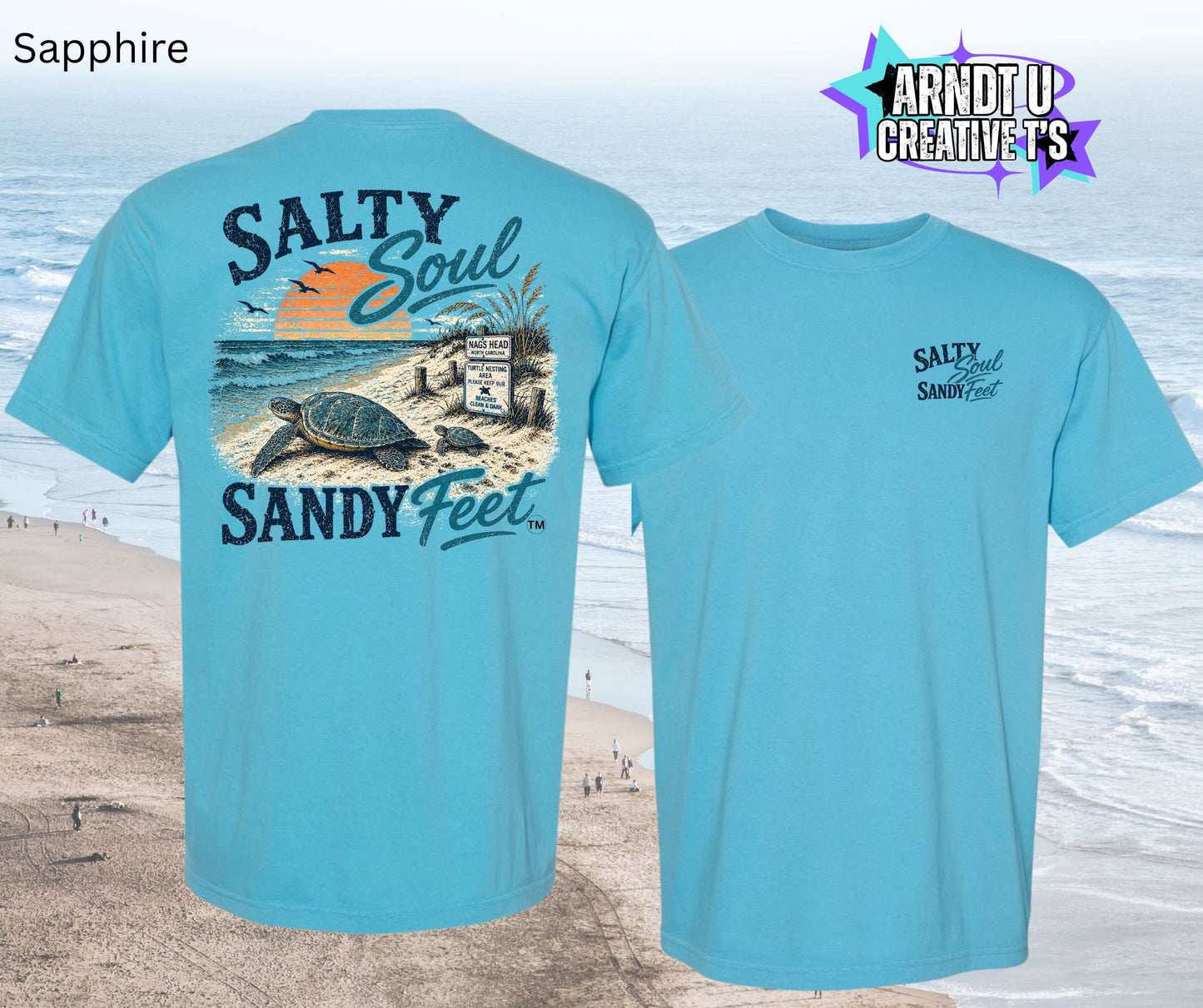 Salty Soul Sandy Feet Sea Turtles