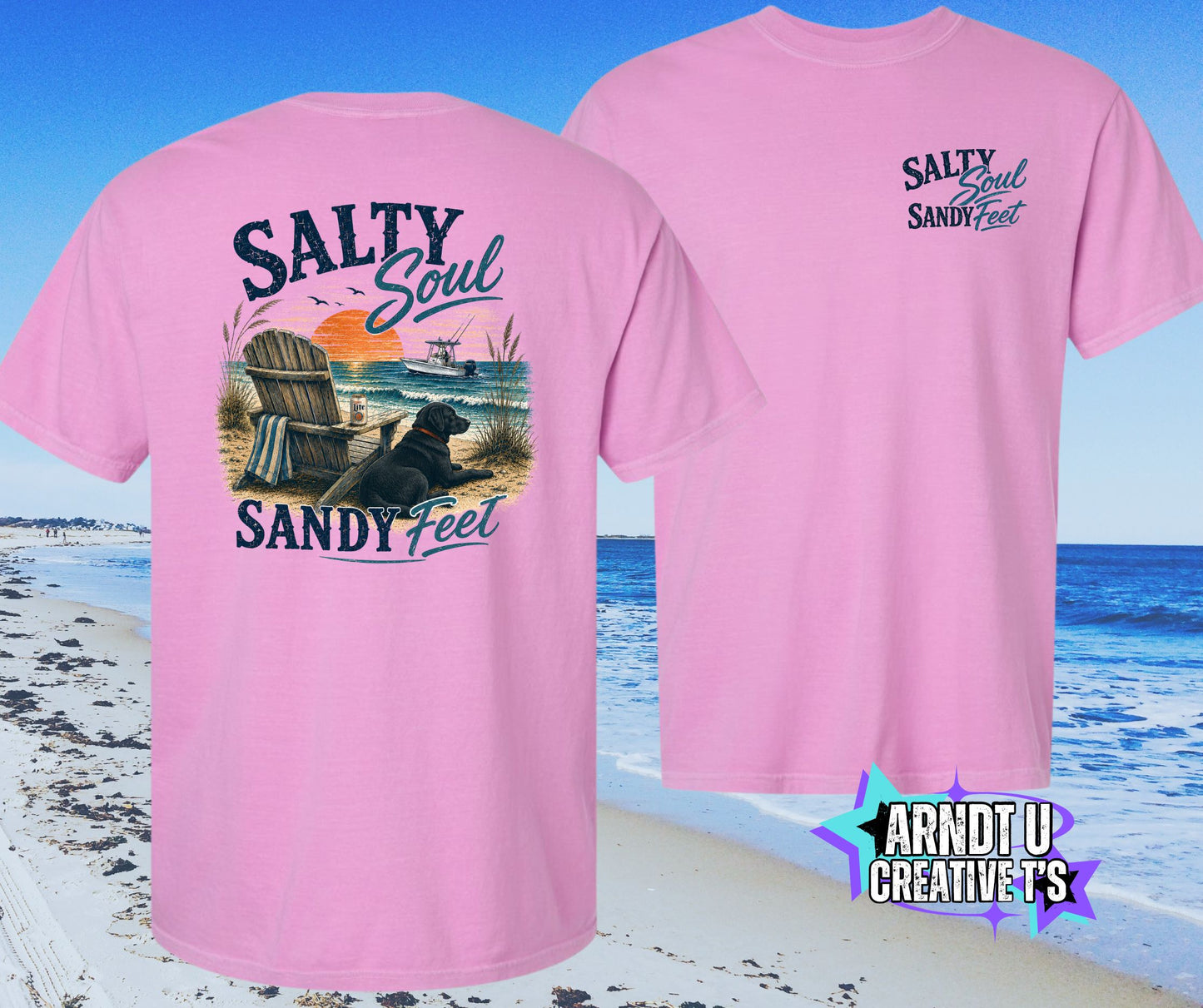 Salty Soul Sandy Feet Black Lab