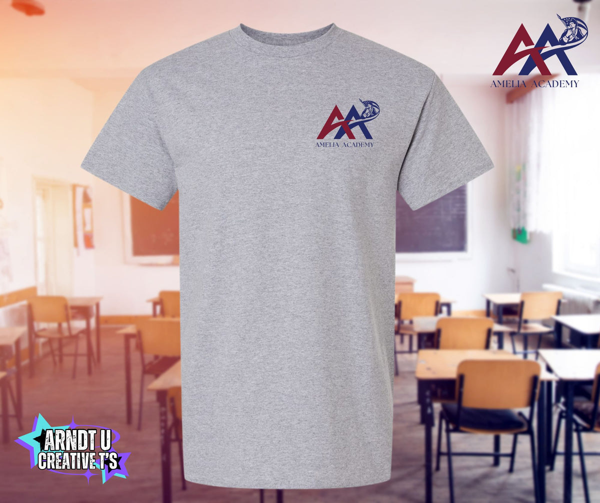 Amelia Academy Left Chest Logo