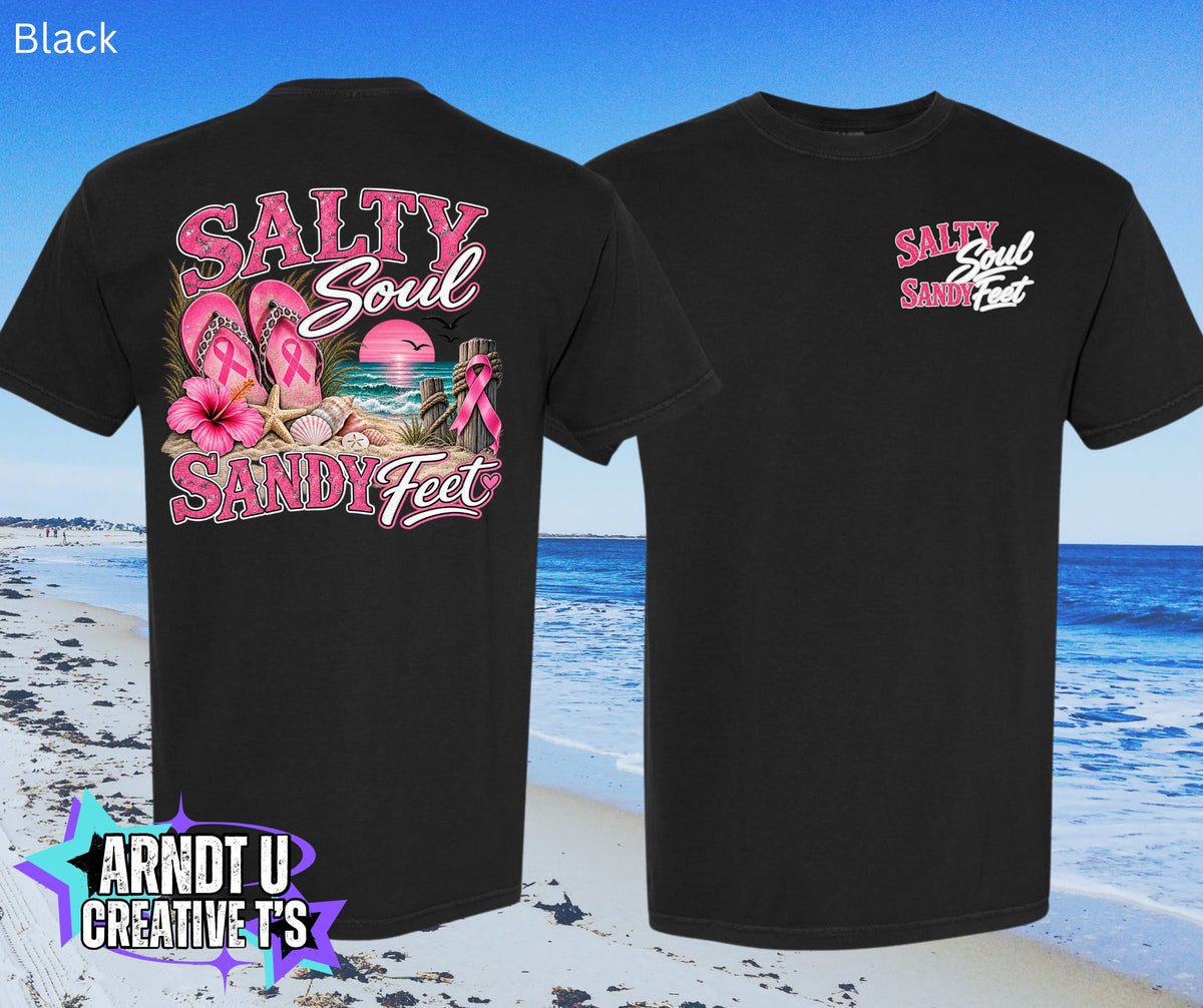 Salty Soul Sandy Feet Breast Cancer Awareness