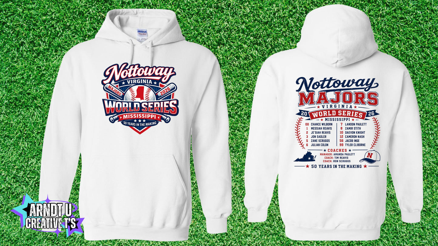 Nottoway Majors Gildan Hoodie Sweatshirt