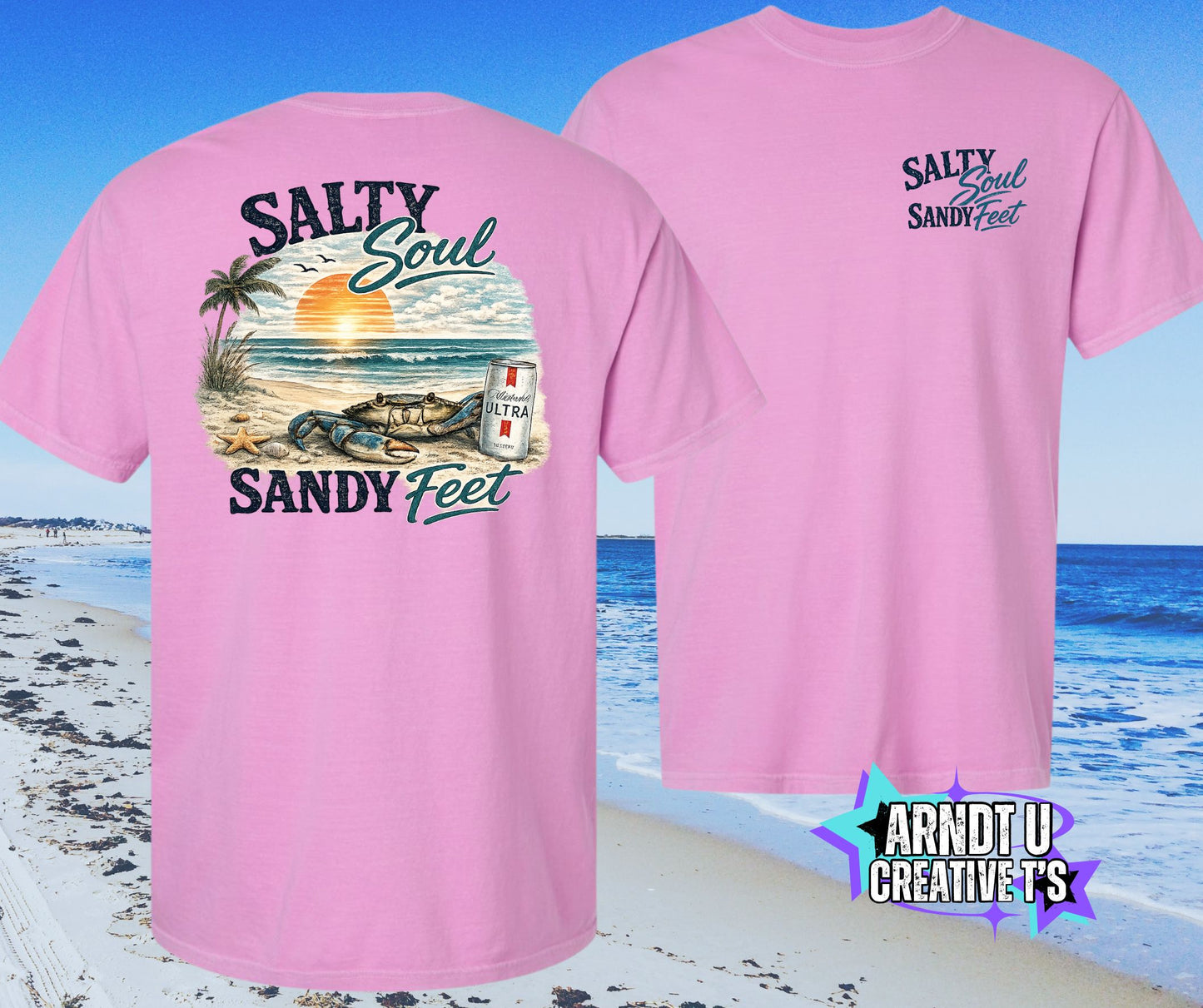 Salty Soul Sandy Feet Crabby with a MU