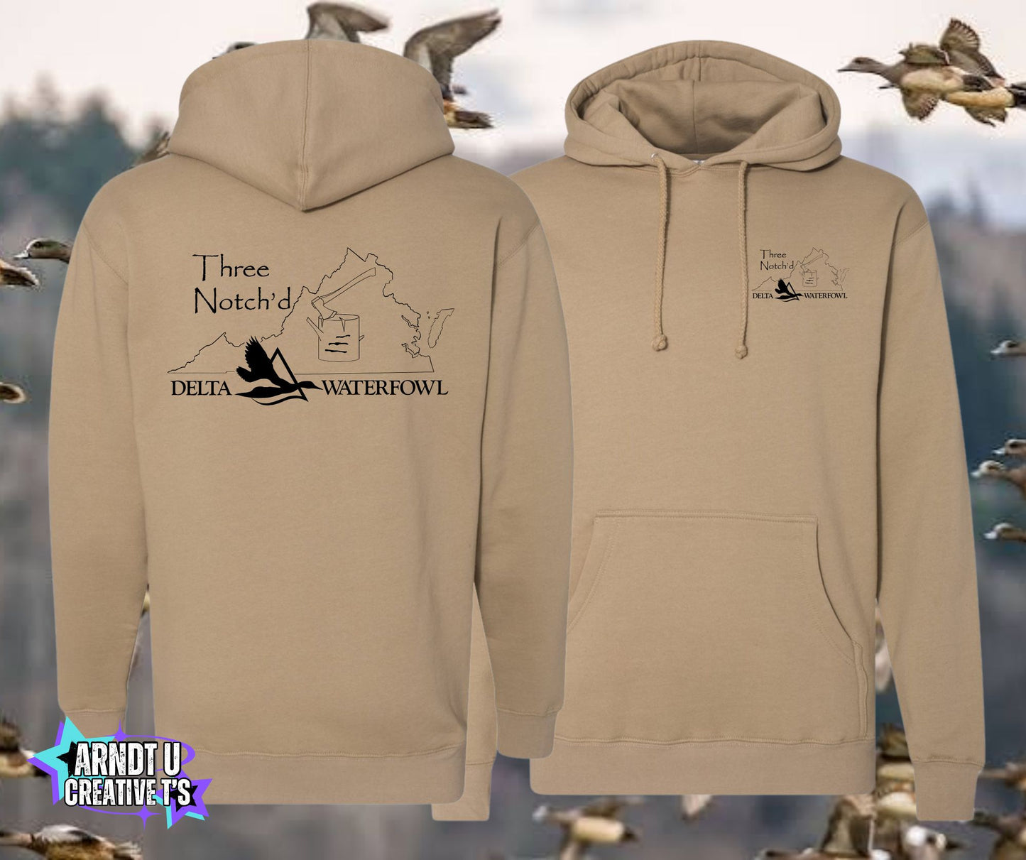Three Notch'd Independent Trading Company Hoodies