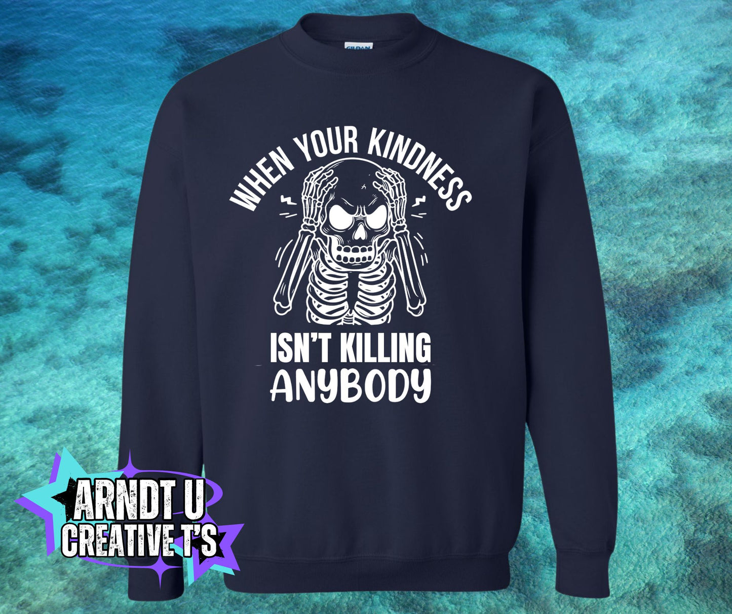 Killing With Kindness (White Writing)