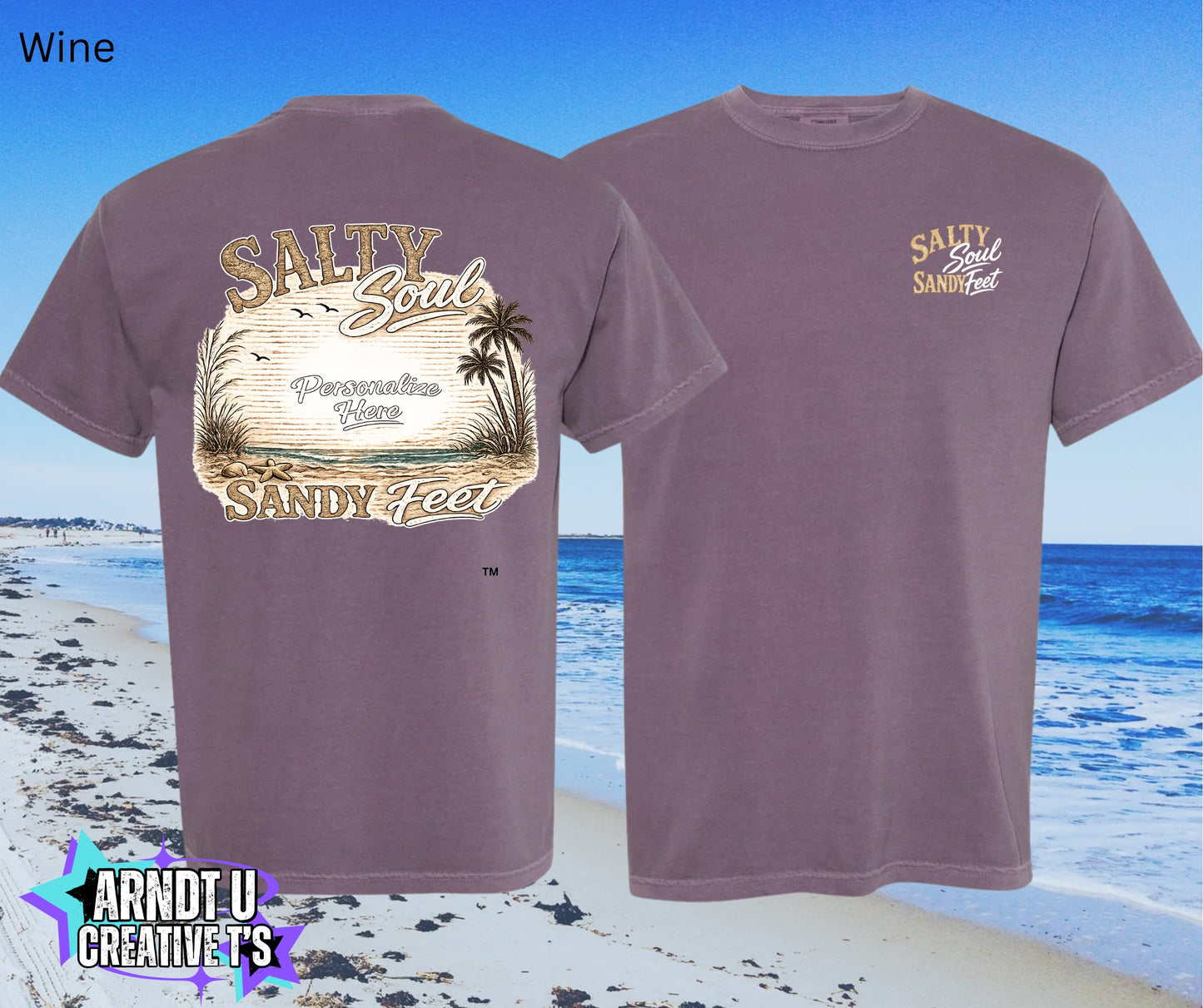 Salty Soul Sandy Personalized for YOU