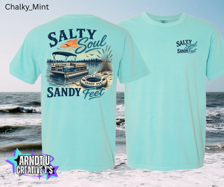 Salty Soul Sandy Feet Pontoon