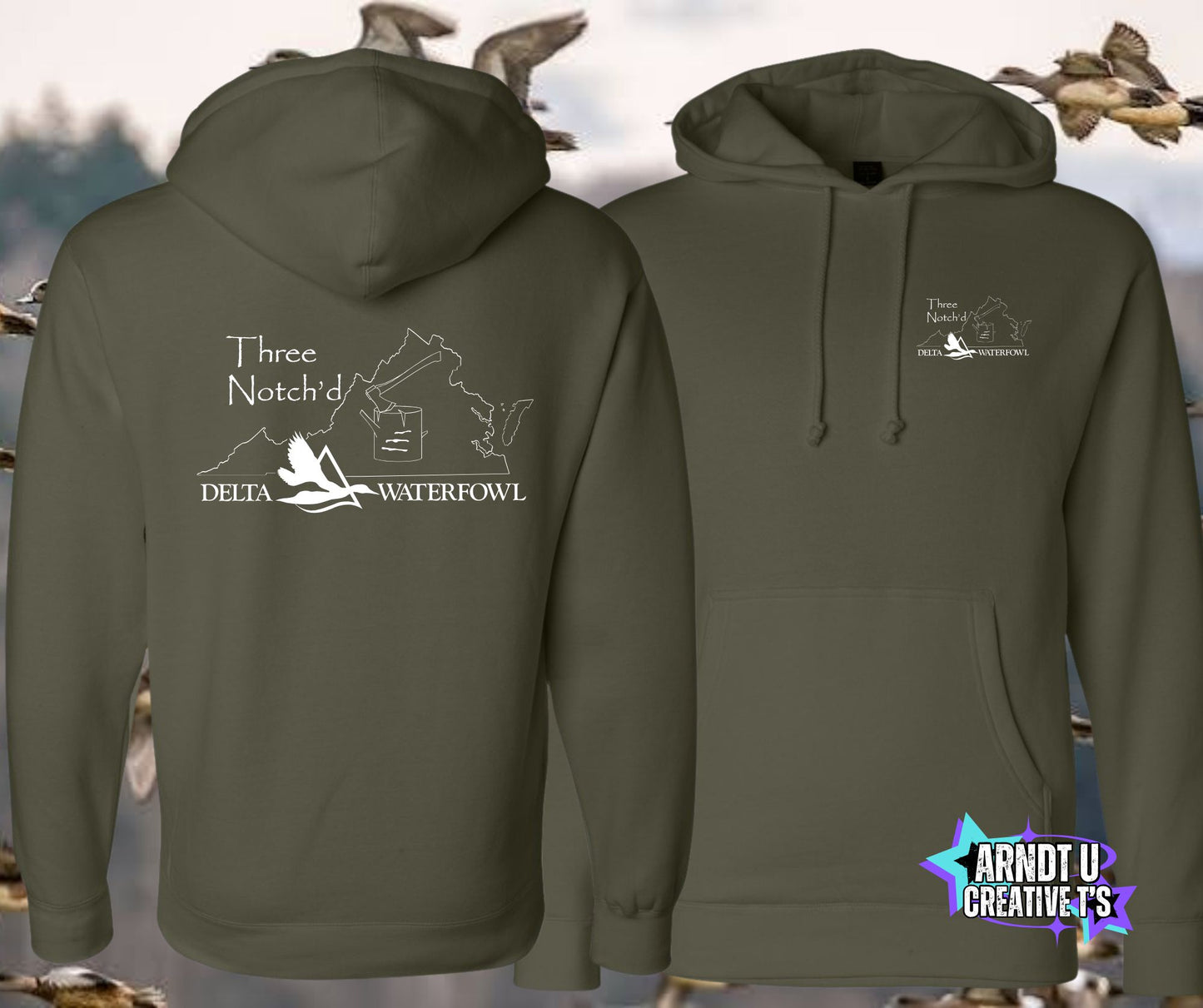 Three Notch'd Independent Trading Company Hoodies