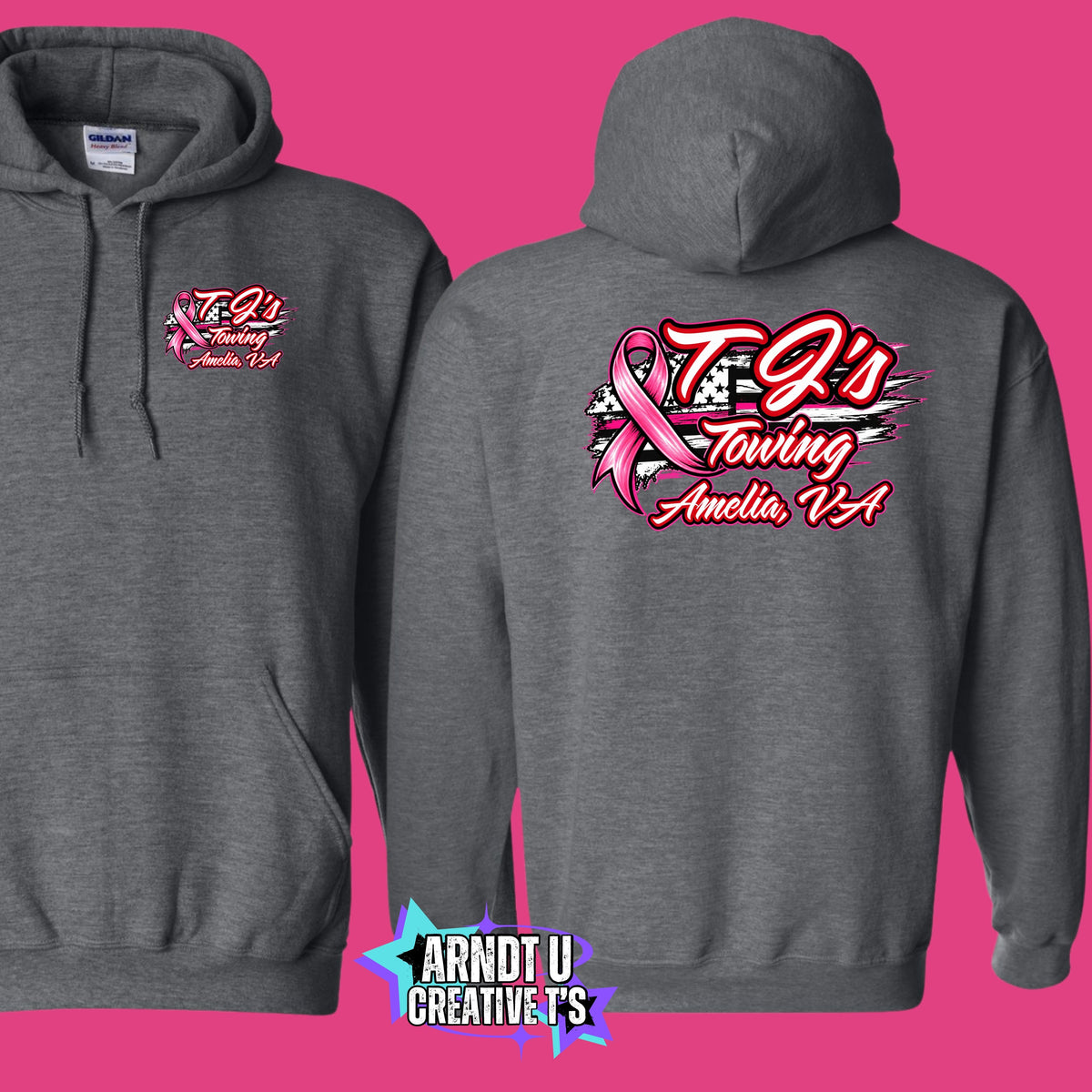 TJ's Towing Supporting Breast Cancer
