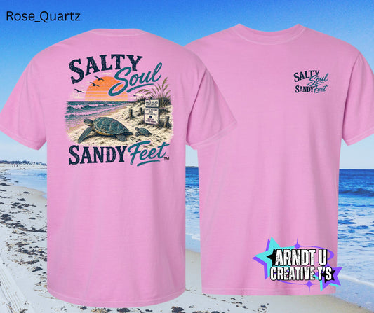 Salty Soul Sandy Feet Sea Turtles