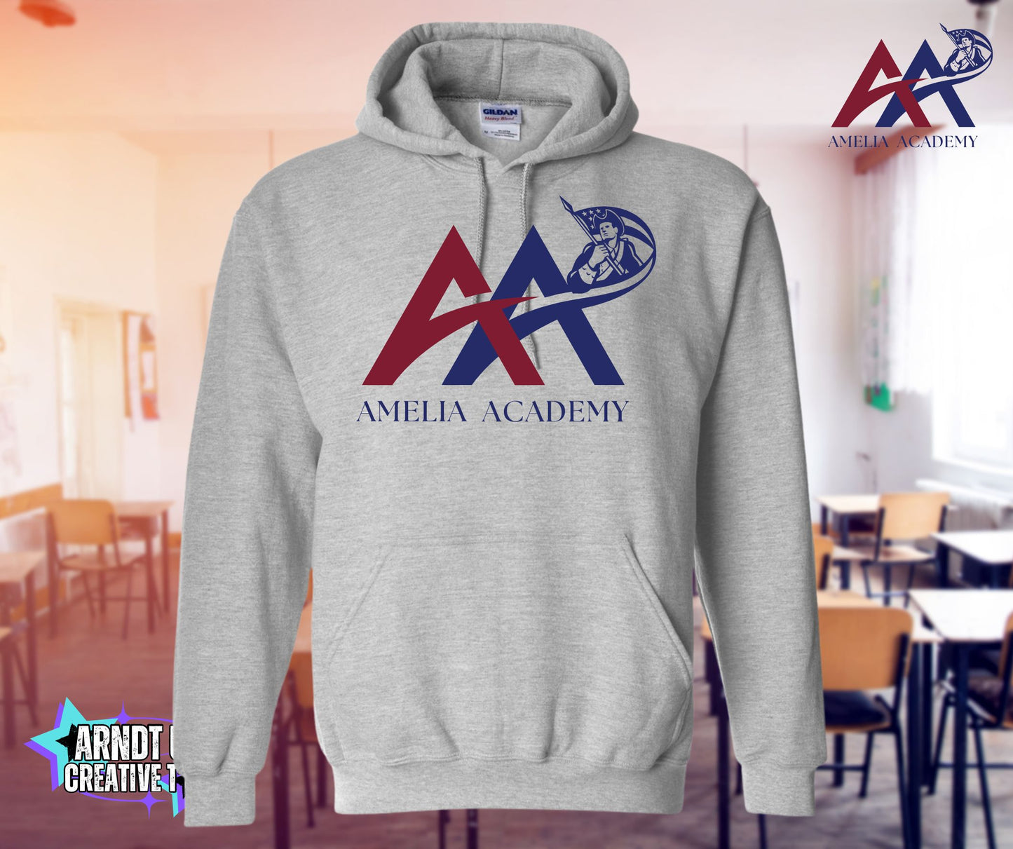 Amelia Academy Front Logo