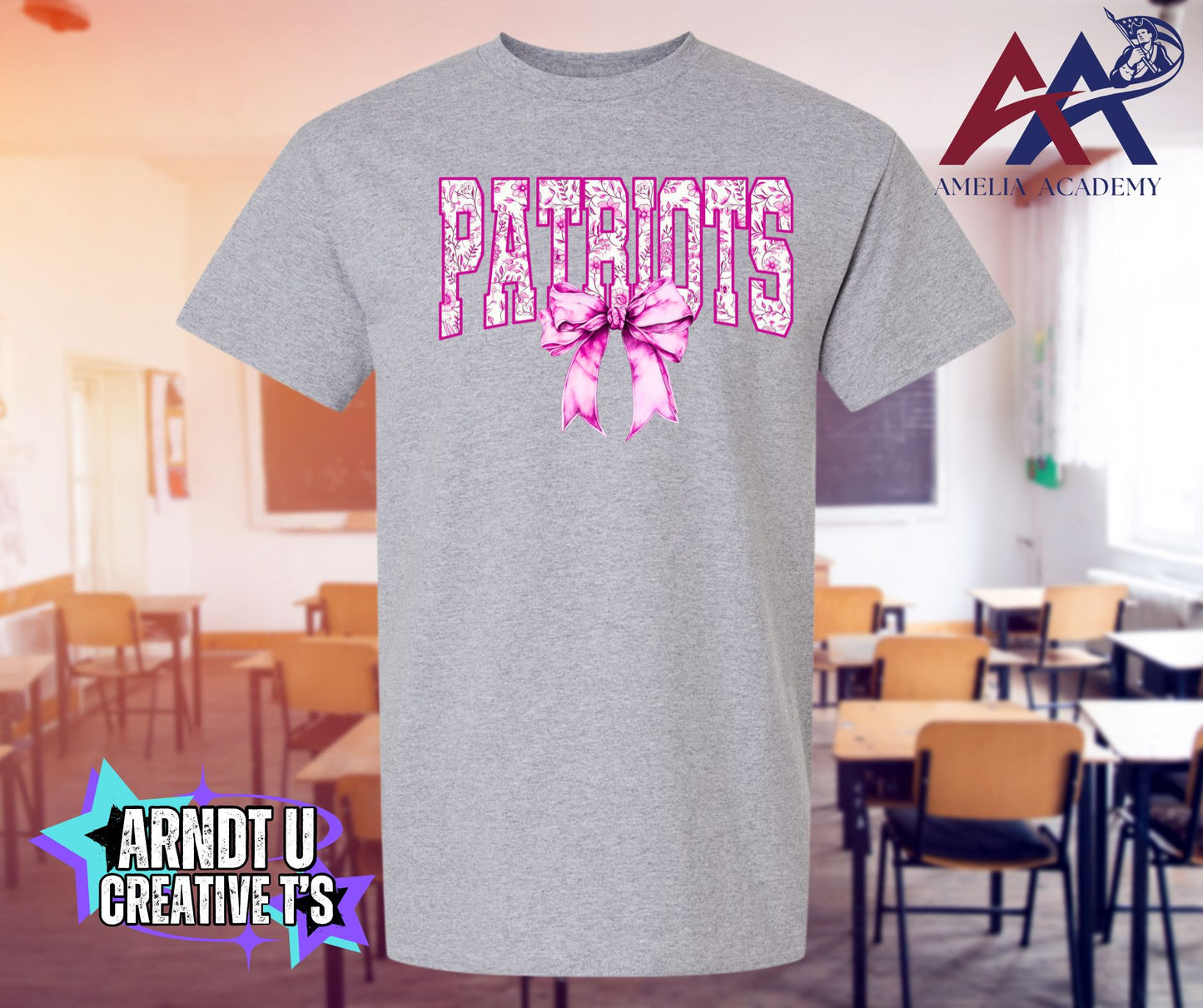 Youth Patriots Pink Bow