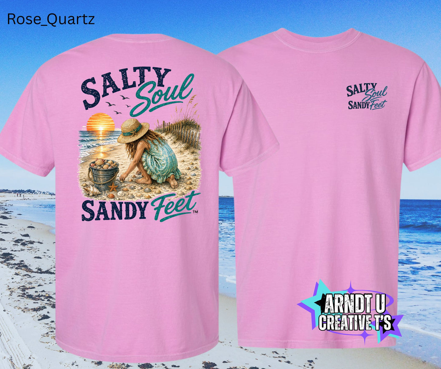 Salty Soul Sandy Feet Collecting Shells
